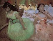 Edgar Degas Dancer entering with veil oil painting reproduction
